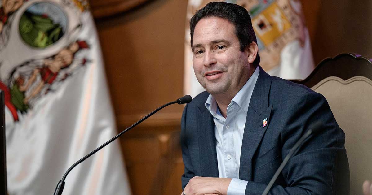 Javier Díaz, alcalde de Saltillo.