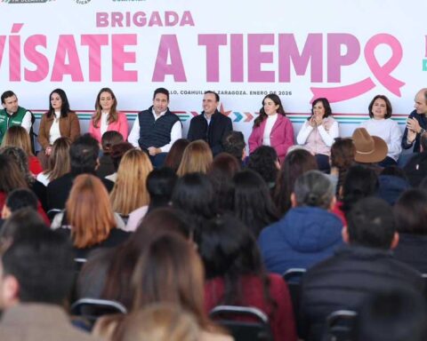 Inicio de la brigada de salud.
