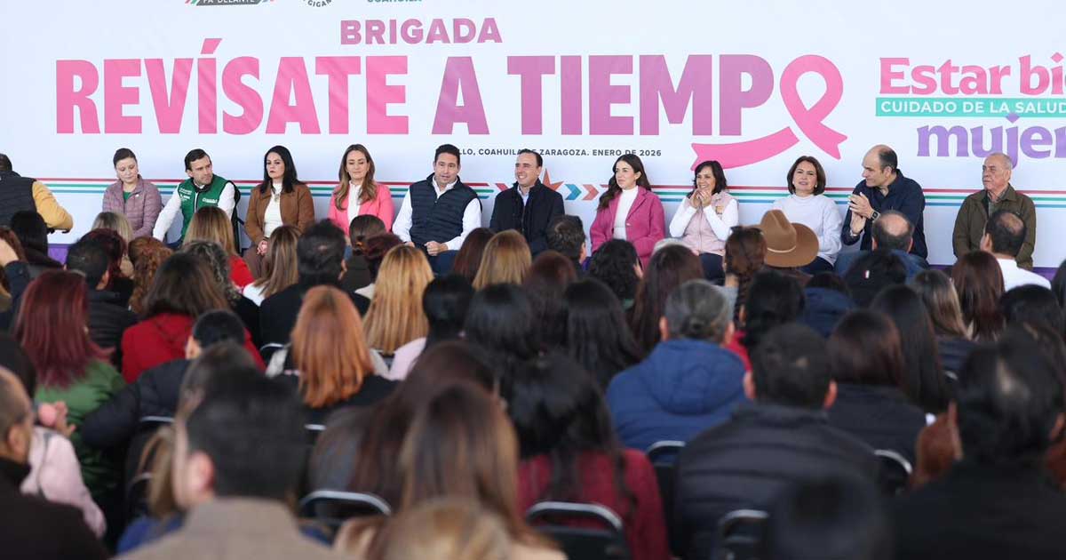 Inicio de la brigada de salud.