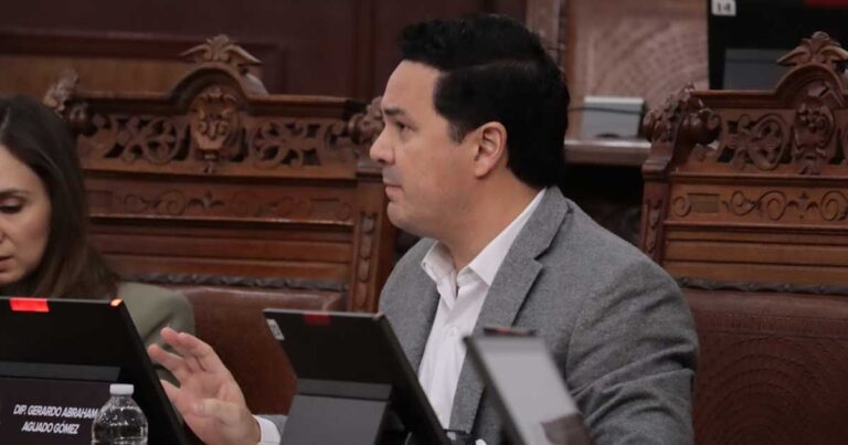 Gerardo Aguado, diputado del PAN, en el Congreso de Coahuila.