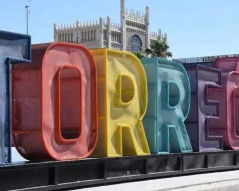 Letras monumentales de Torreón.