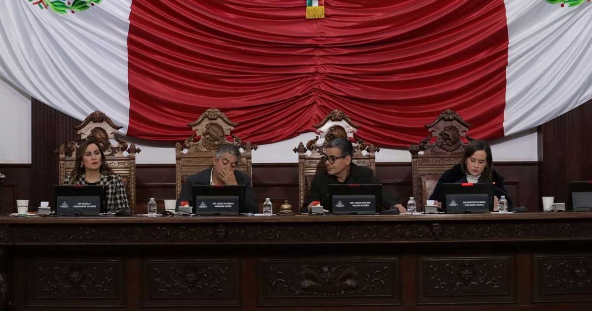 Congreso de Coahuila en sesión.