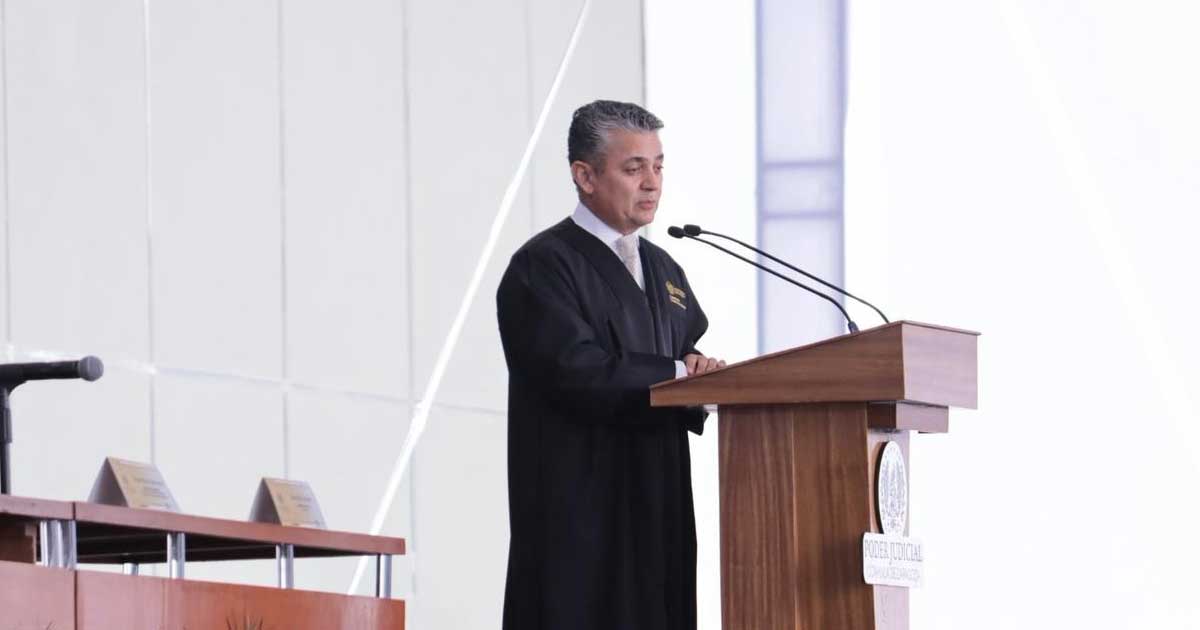 Miguel Mery Ayup, magistrado presidente del Poder Judicial en Coahuila.