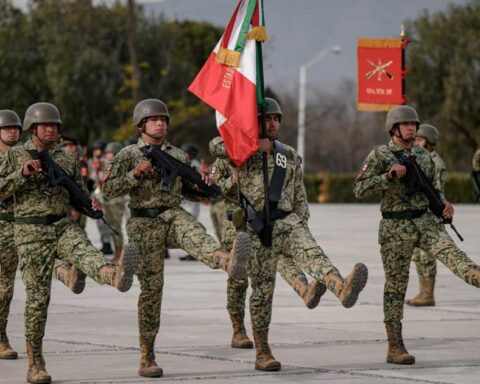 Elementos del Ejército de la Sexta Zona Militar, en Saltillo.