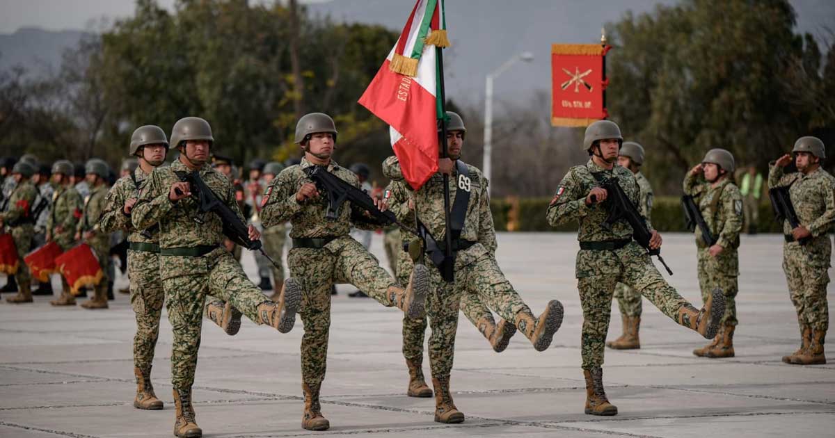 Elementos del Ejército de la Sexta Zona Militar, en Saltillo.