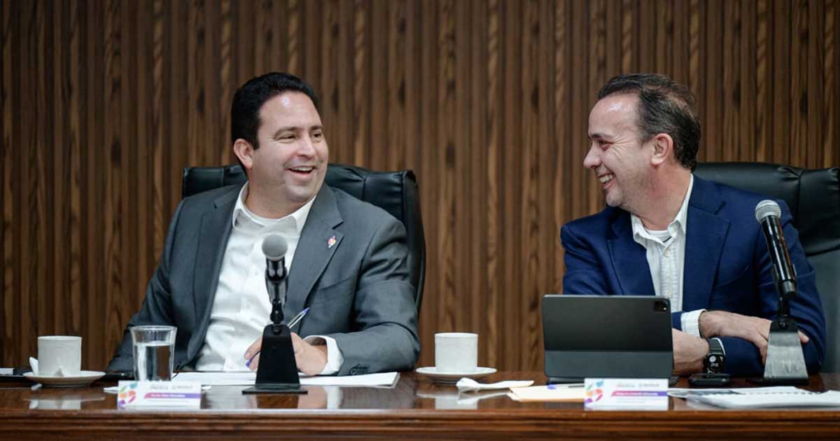 Javier Díaz, alcalde de Saltillo.