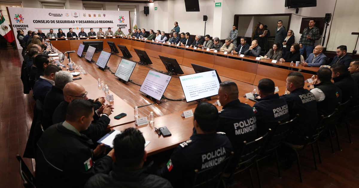 Reunión del Consejo de Seguridad y Desarrollo Regional Sureste.