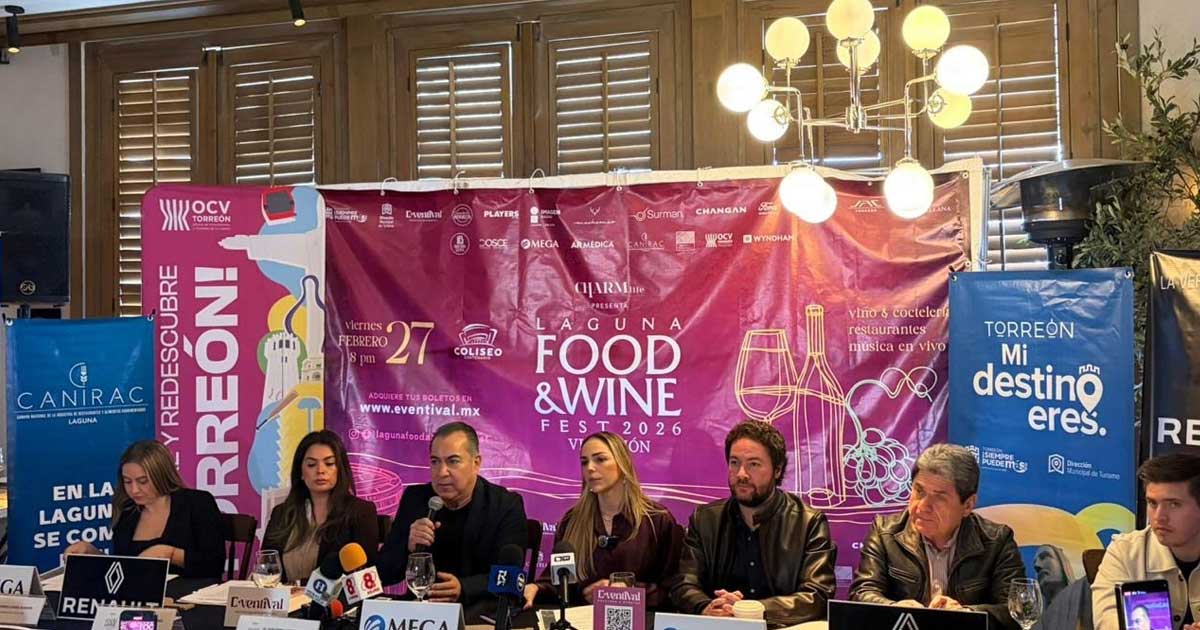 Presentación del Laguna Food & Wine Fest.