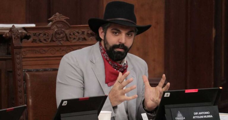 Antonio Attolini, diputado de Morena en Coahuila.
