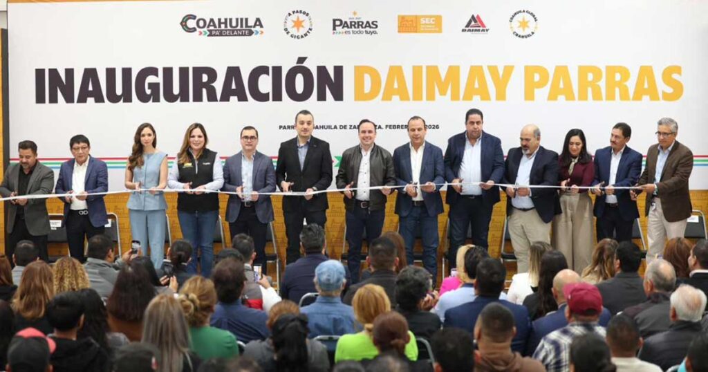 Inauguración de la planta Daimay en Parras de la Fuente.
