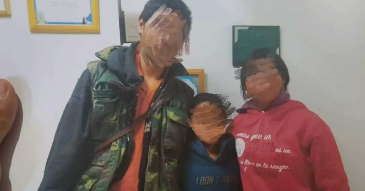 Las tres personas reportadas como desaparecidas.