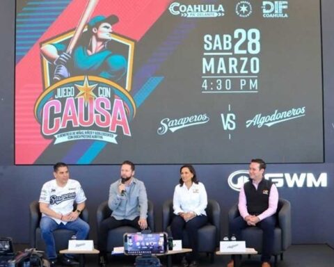 Rueda de prensa para presentar el Juego con Causa en Coahuila.
