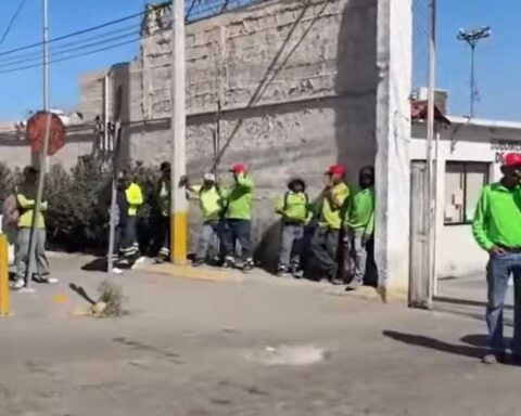 Paro laboral de trabajadores de recolección de basura en Saltillo.