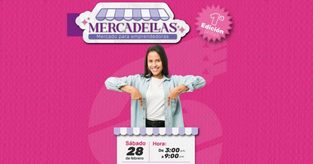 Flyer del Mercadellas en Saltillo.