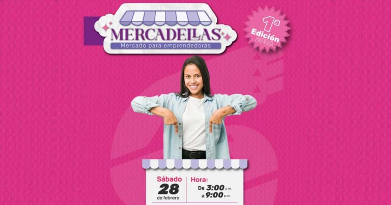 Flyer del Mercadellas en Saltillo.