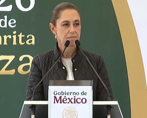 Claudia Sheinbaum Pardo, presidenta de México, en un evento en Monclova.