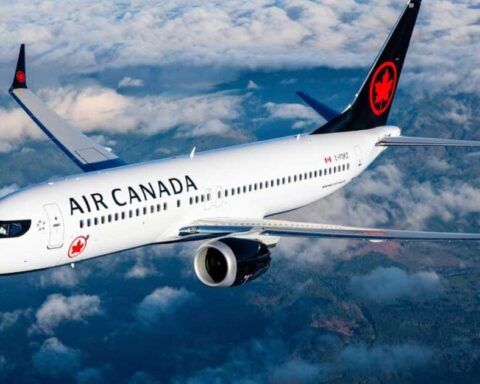 Avión de Air Canada.