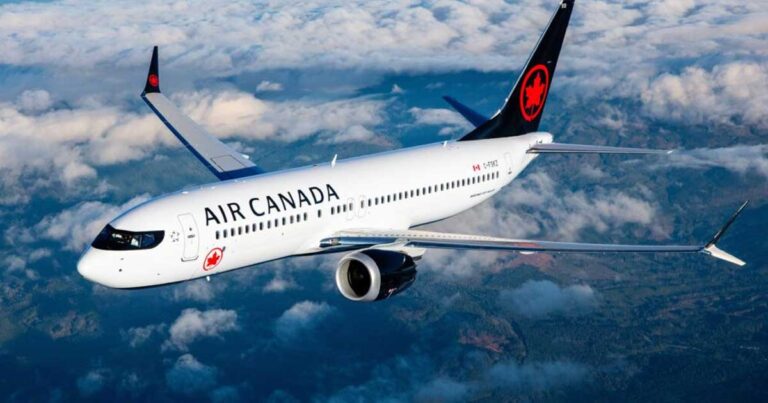 Avión de Air Canada.