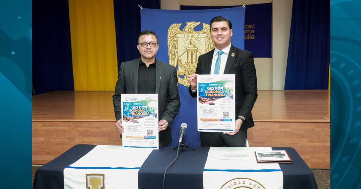 Anuncio de maestría de la UAdeC.