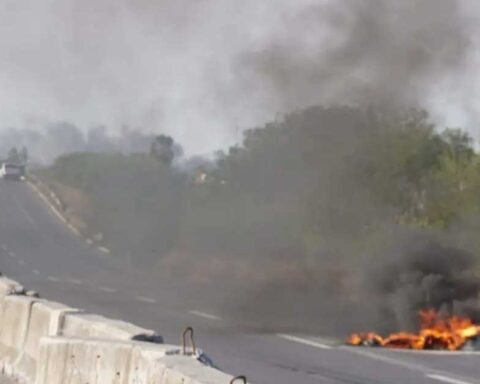 Hecho violento en la carretera libre Monterrey-Reynosa.