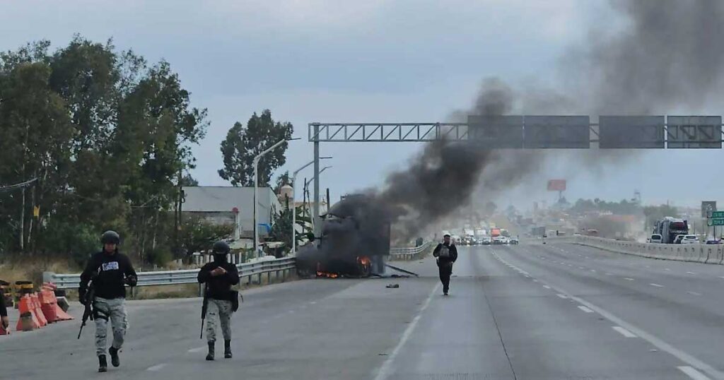 Operativo de seguridad.