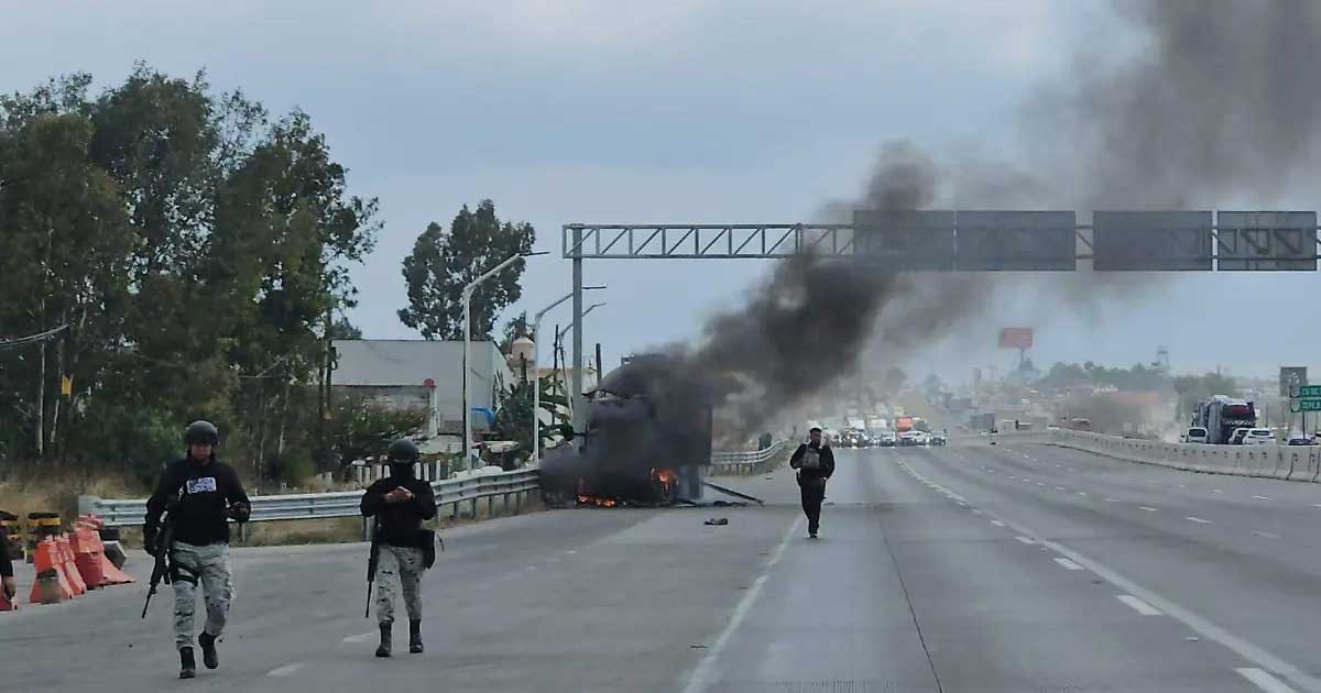 Operativo de seguridad.