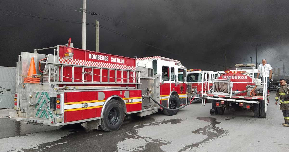 Camión de Bomberos de Saltillo.