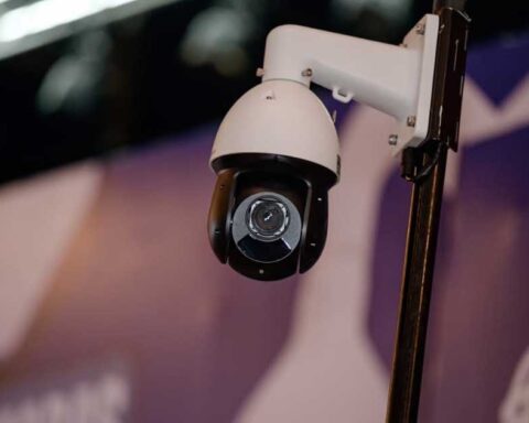 Cámara de videovigilancia en Saltillo.