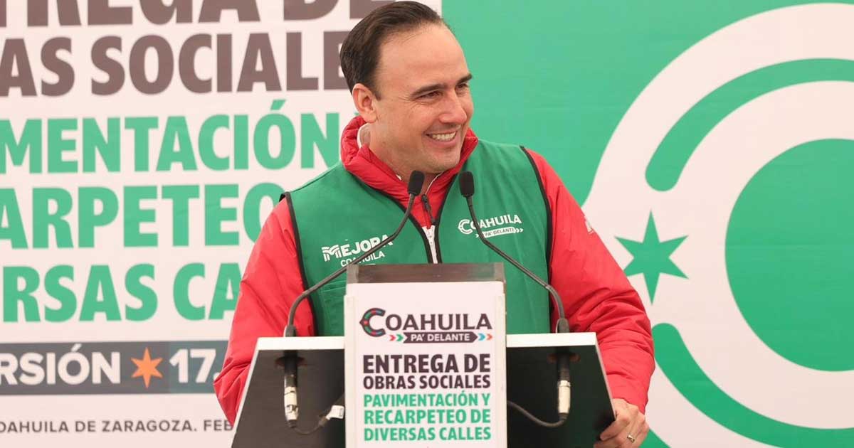 Manolo Jiménez, gobernador de Coahuila.