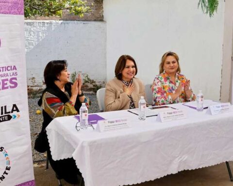 Conferencia de prensa del CJEM en Torreón.