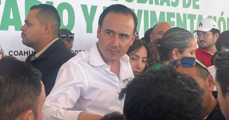 Manolo Jiménez, gobernador de Coahuila.