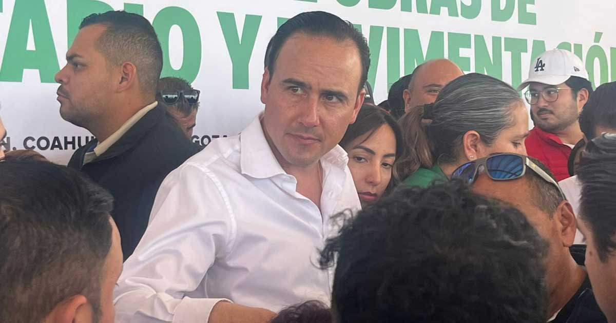 Manolo Jiménez, gobernador de Coahuila.