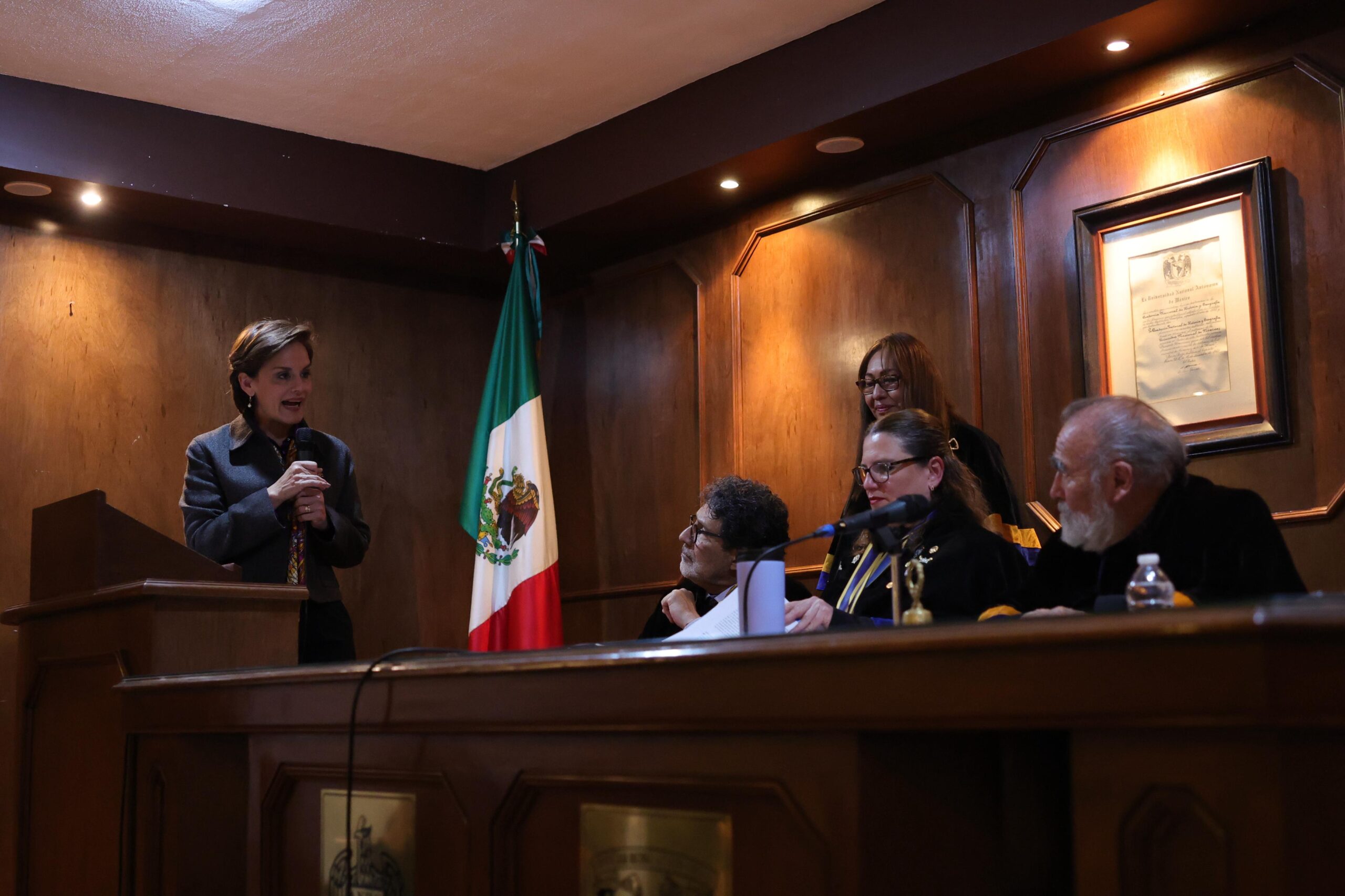 Ceremonia de la Academia Nacional de Historia y Geografía.