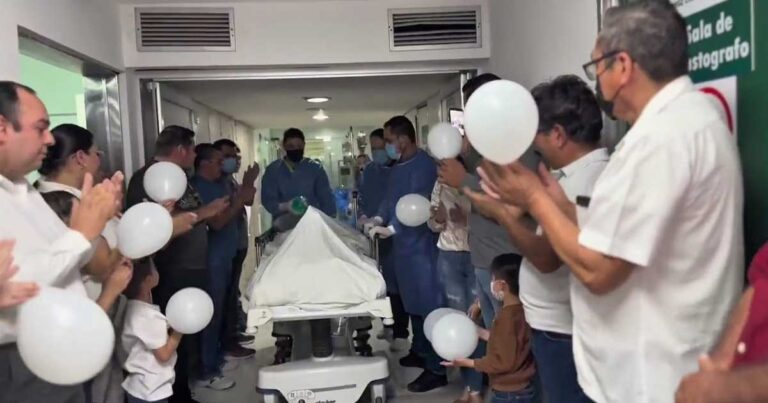 Despiden en el IMSS a donadora de órganos en Saltillo.