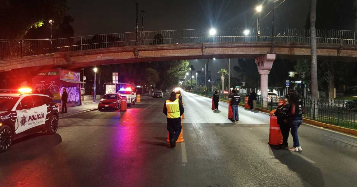 Opetrativo antialcohol en Saltillo.