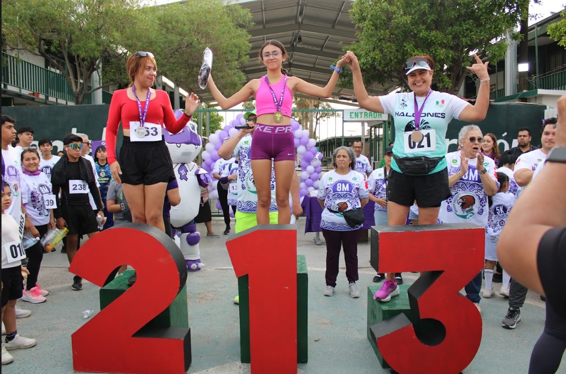 Ganadoras de carrera en Torreón.