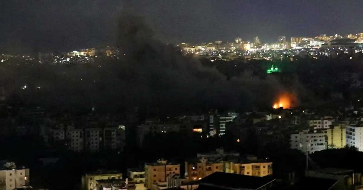 Explosión en Medio Oriente.