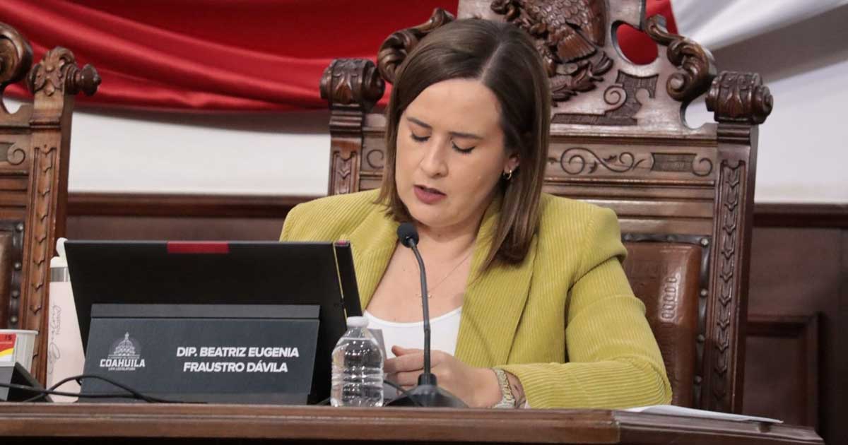 Beatriz Fraustro, diputada de Coahuila.