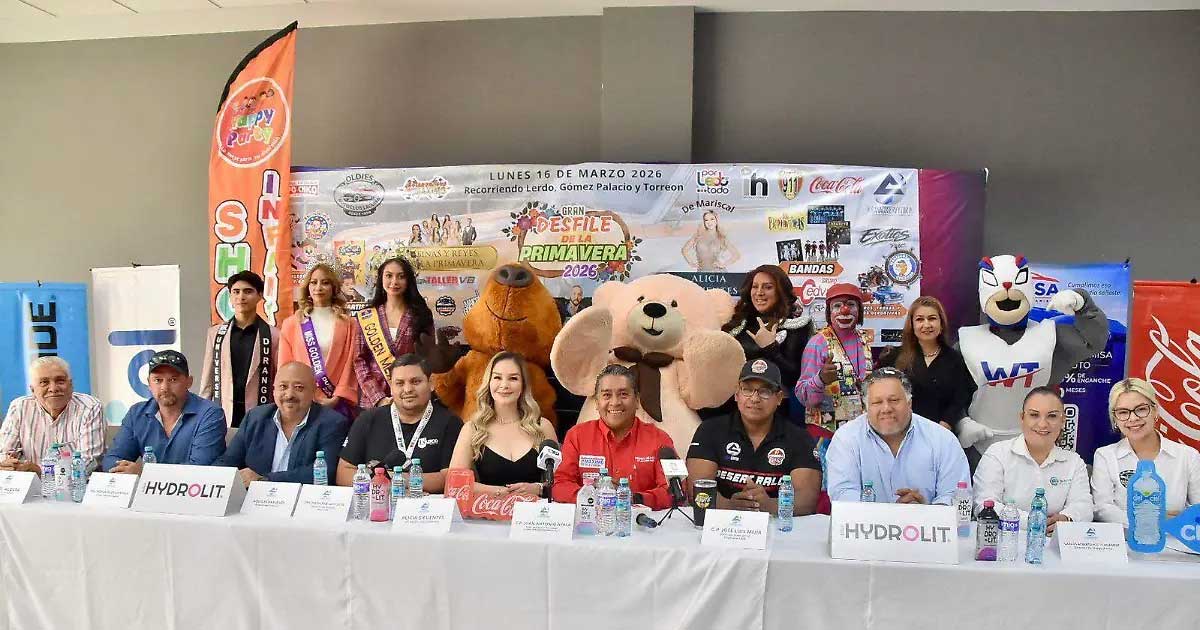 Conferencia de prensa sobre el Desfile de Primavera.