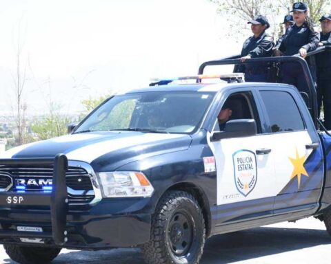 Patrulla de la Policía Estatal de Coahuila.