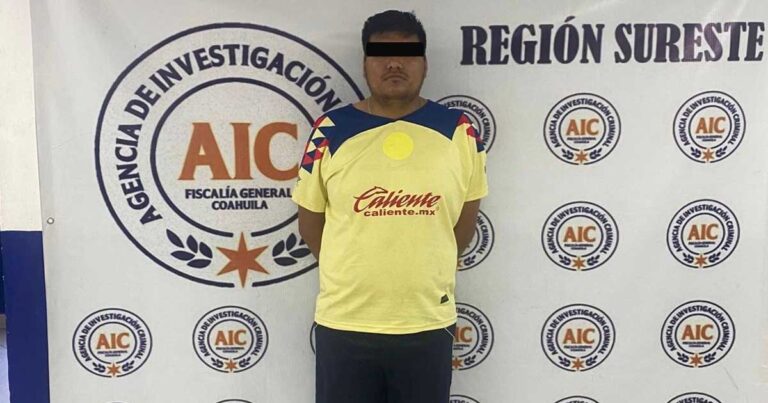 Presunto defraudador detenido en Saltillo.