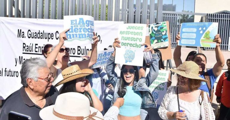 Ambientalistas laguneros se manifiestan en Torreón.