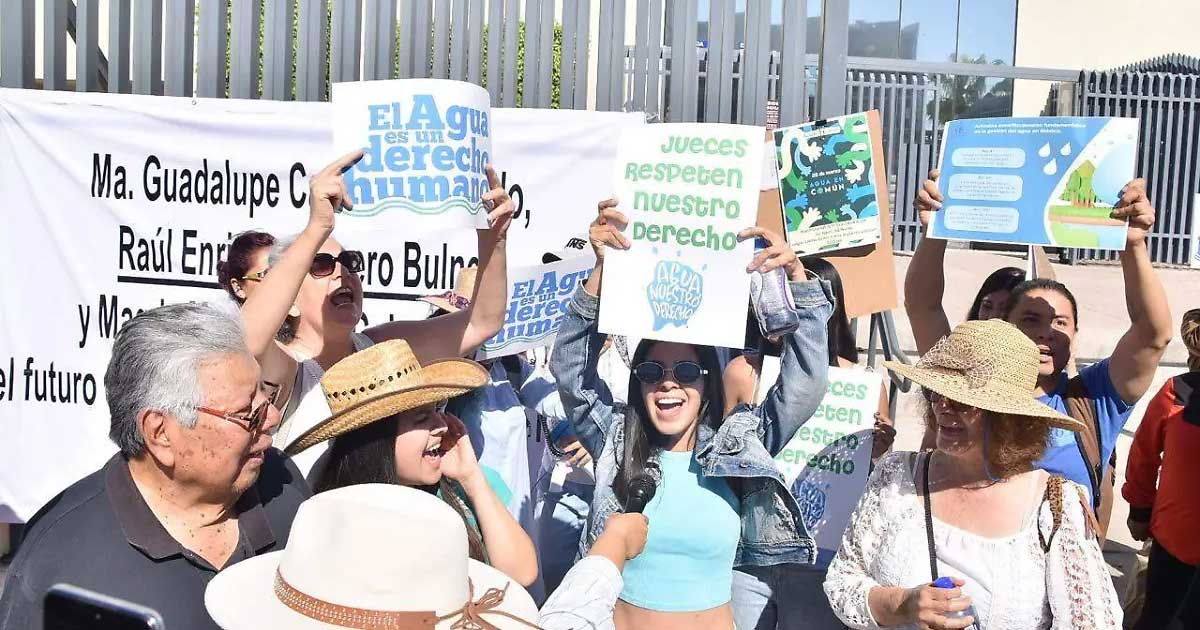 Ambientalistas laguneros se manifiestan en Torreón.