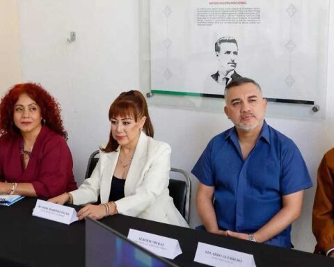 Rueda de prensa en Torreón.