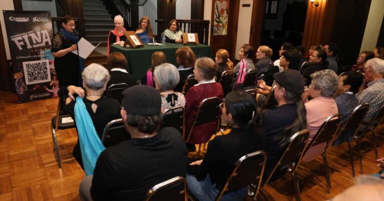 Presentación del libro en Casa Purcell de Saltillo.