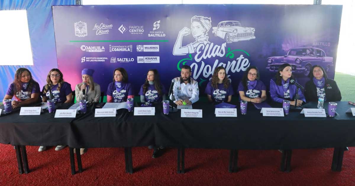 Rueda de prensa del evento Ellas al Volante.