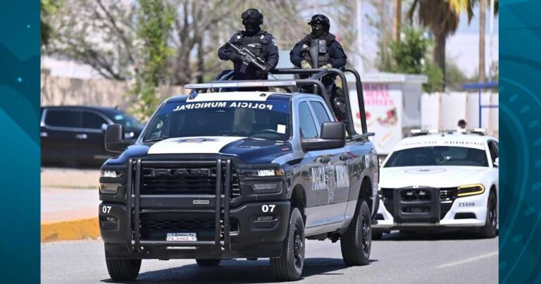Patrulla de la Policía Municipal de Monclova.