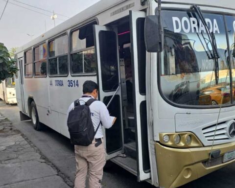 Unidad de transporte público en Torreón.
