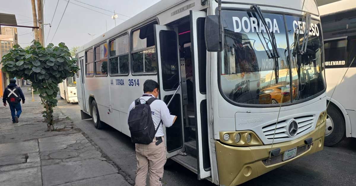 Unidad de transporte público en Torreón.