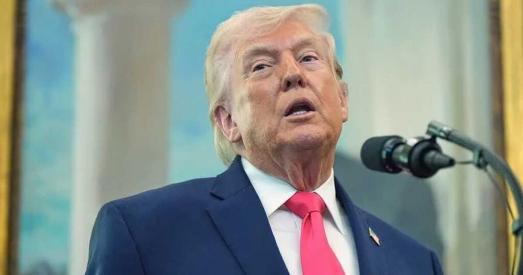 Donald Trump, presidente de Estados Unidos.